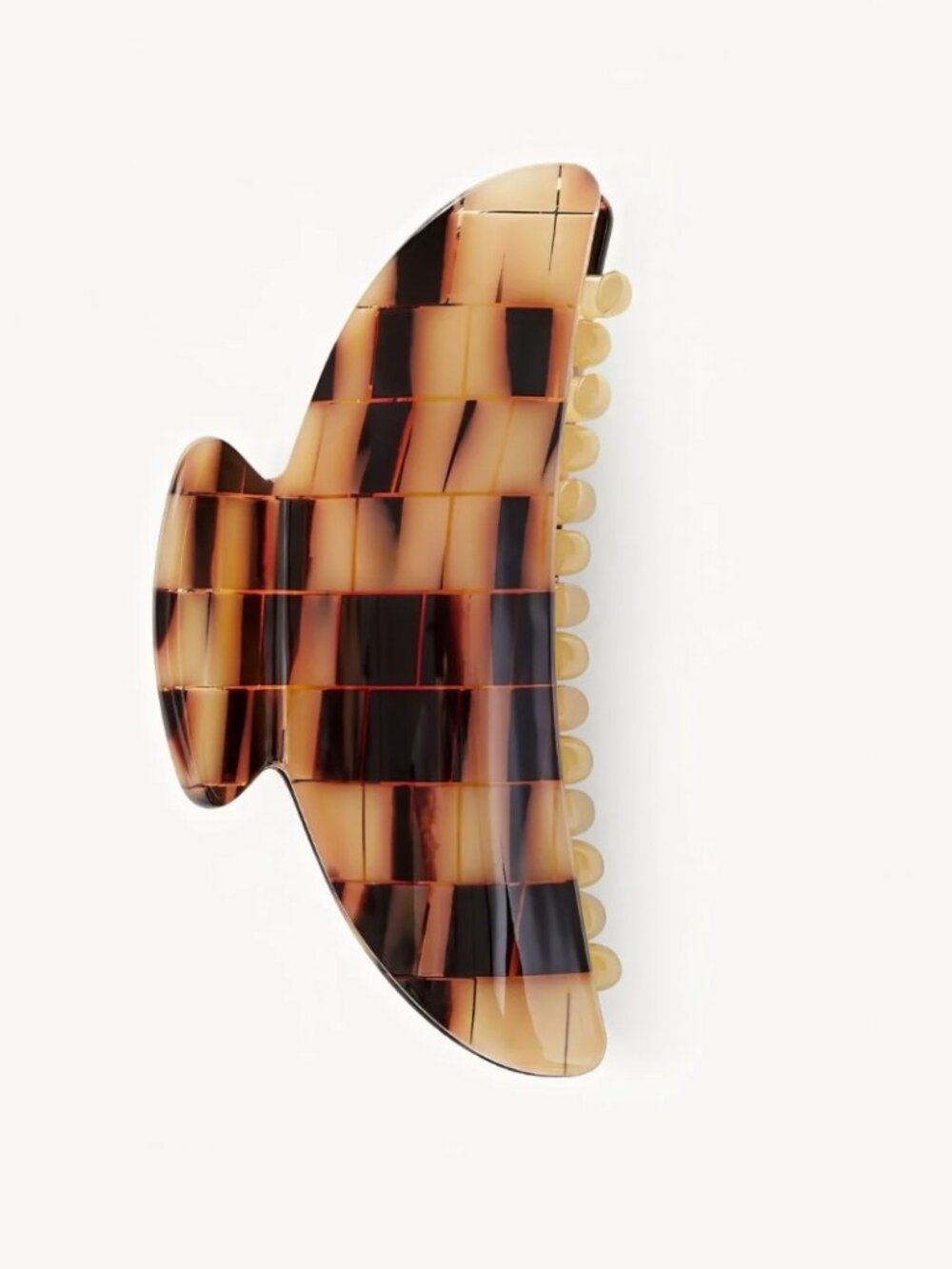 Machete Midi Heirloom Claw in Blonde Checker